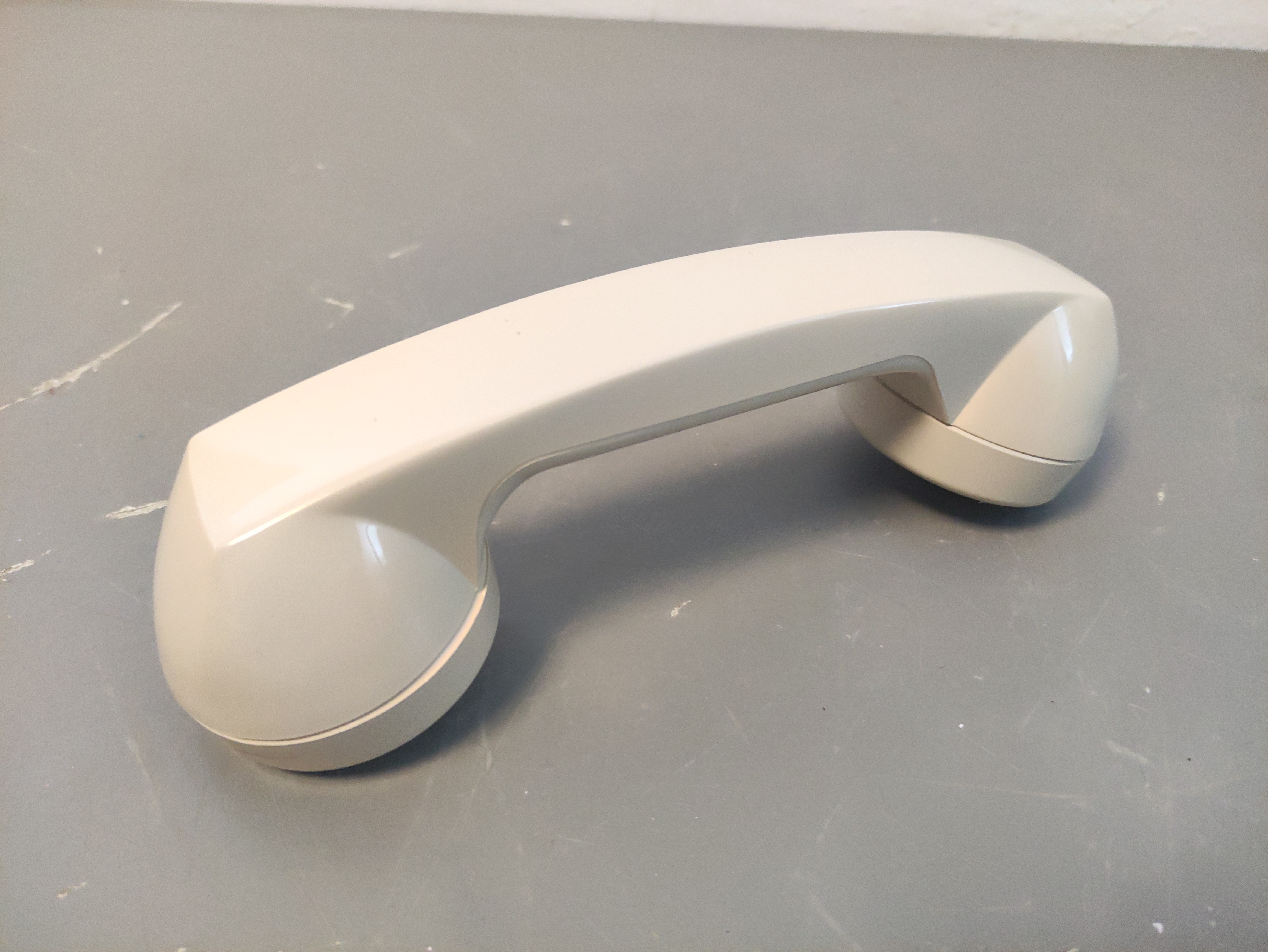 auricular telefono baquelita crema 5u